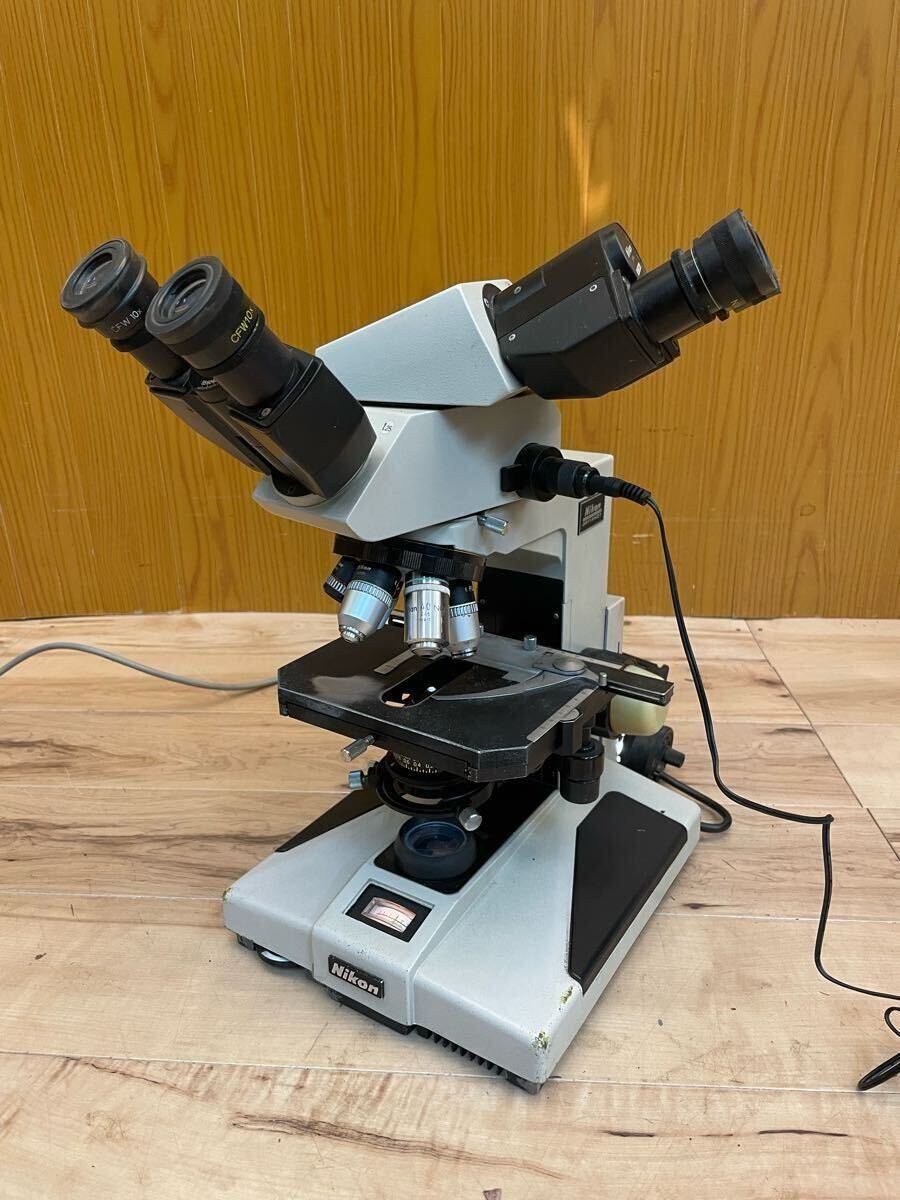 Nikon OPTIPHOT Microscope with CFW10x Eyepiece and Multiple Objective Lenses [w1185460184]