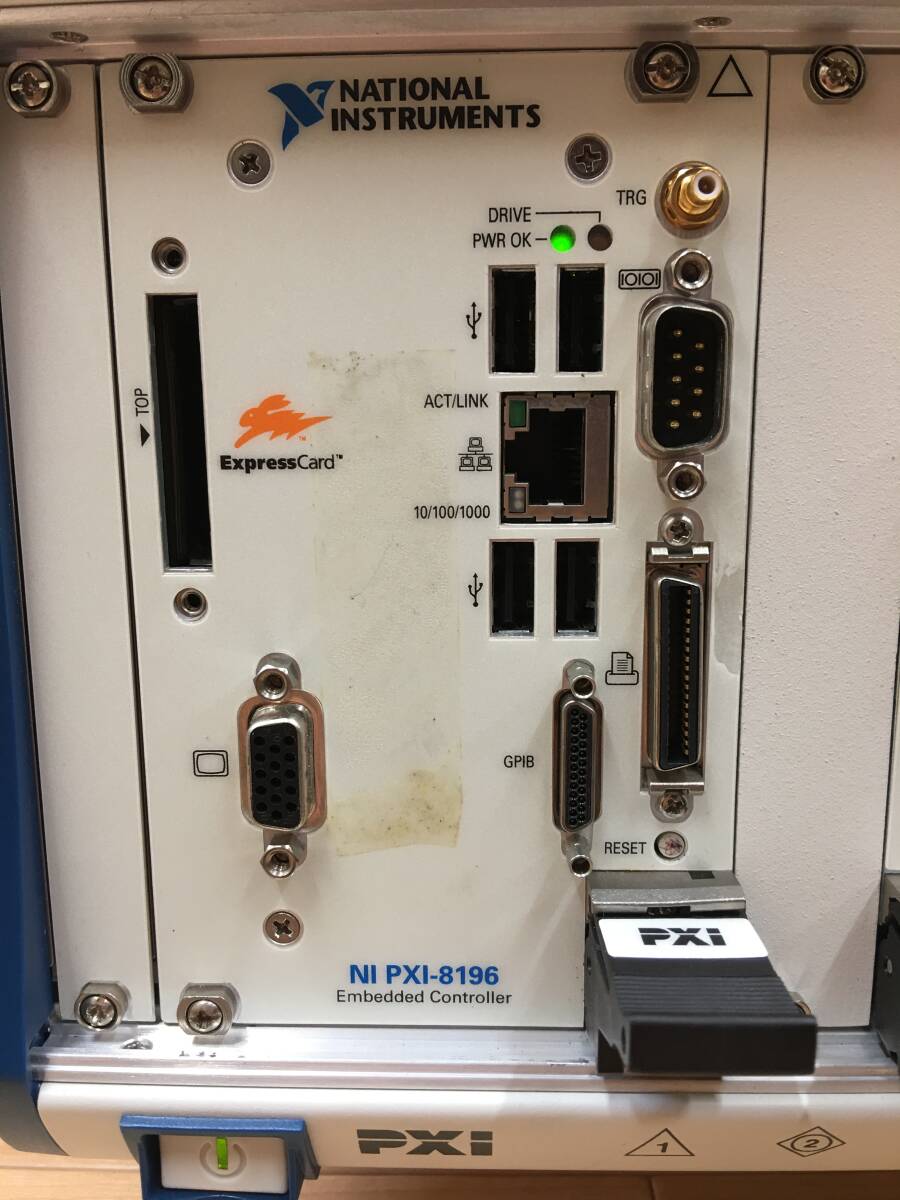 National Instruments NI PXI-1042 Mainframe Chassis NI PXI-8196 NI PXI-6229 NI PXI-7813R [n1189127127]