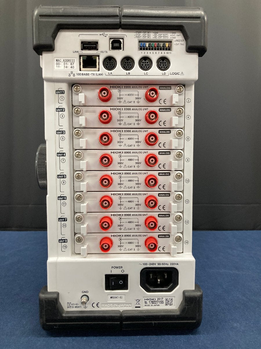 Hioki MR8847-53 Memory HiCorder (for parts or not working) [t1189363212]