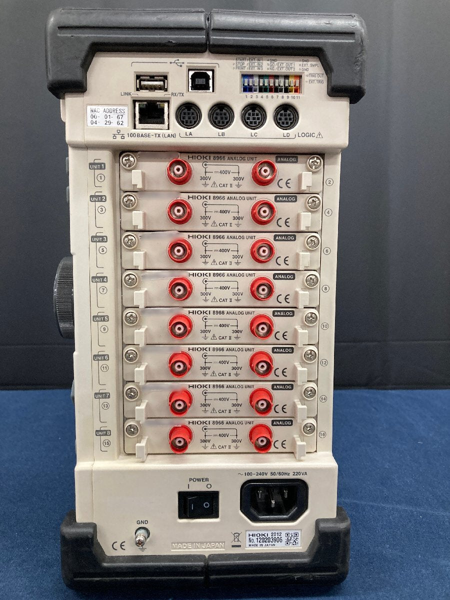 Hioki MR8847-01 Memory HiCorder (for parts or not working) [h1189378836]
