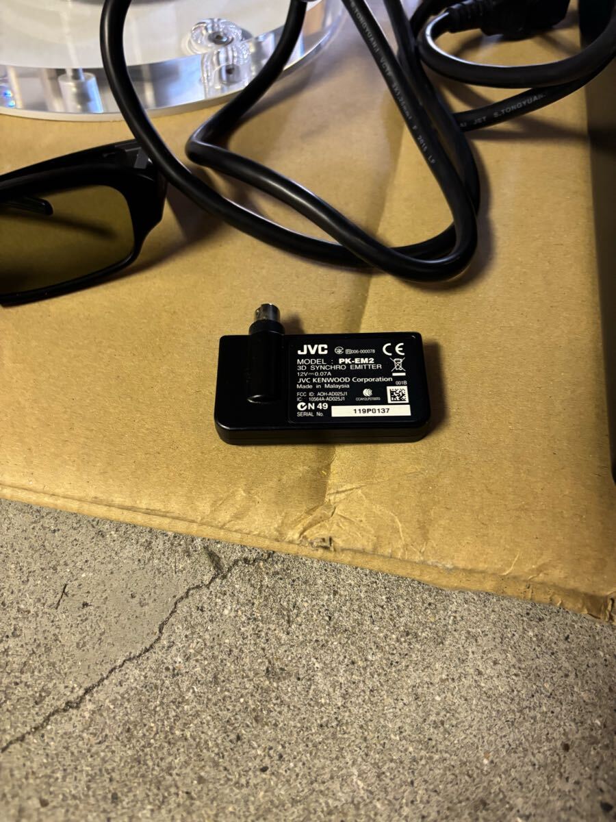 JVC DLA-X550R Projector PK-EM2 Emitter PK-AG3 Glasses Remote Control [e1189433715]