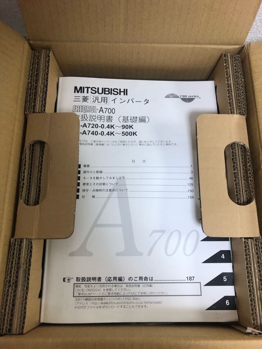 Mitsubishi Electric FR-A720-5.5K Genuine Operation [r1190480066]