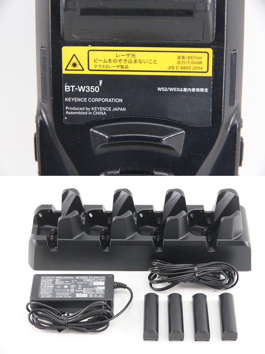 KEYENCE BT-W350 Barcode Reader Set of 4 Handy Terminal [s1191214653]