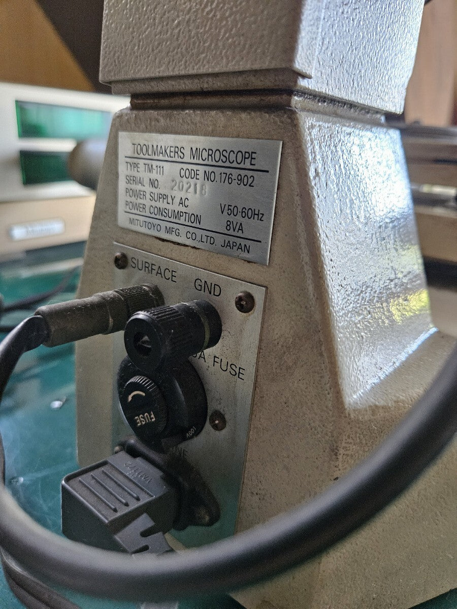 Mitutoyo TM-111 Precision Microscope OPTOEYE A2 OPT2-12R [v1194139098]