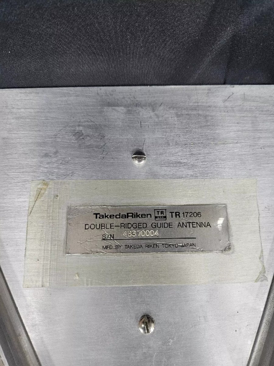 TakedaRiken TR-17206 Double-Ridged Guide Antenna 1GHz to 18GHz [x1195263471]