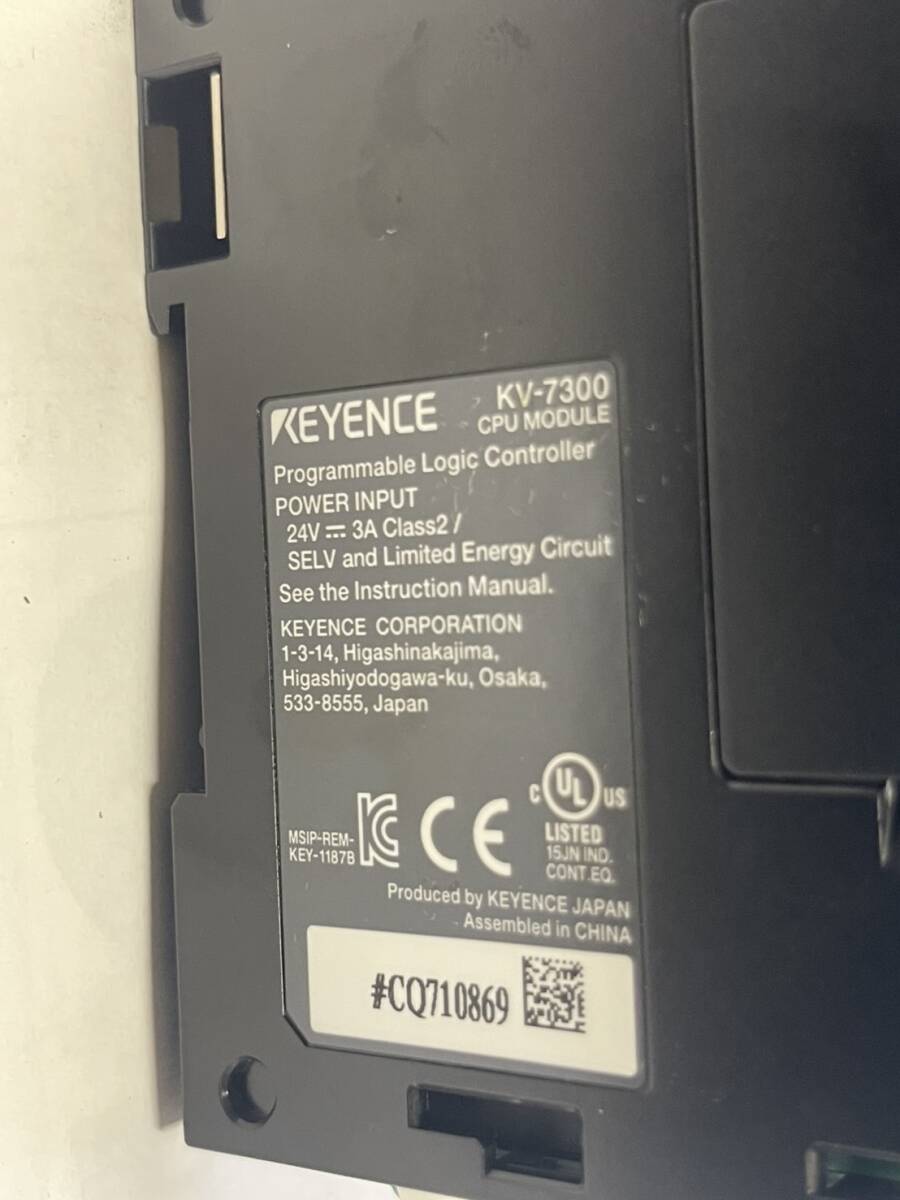 Keyence KV-7300 KV-C64XC KV-C64TD KV-TF40 2 pcs [t1195265967]