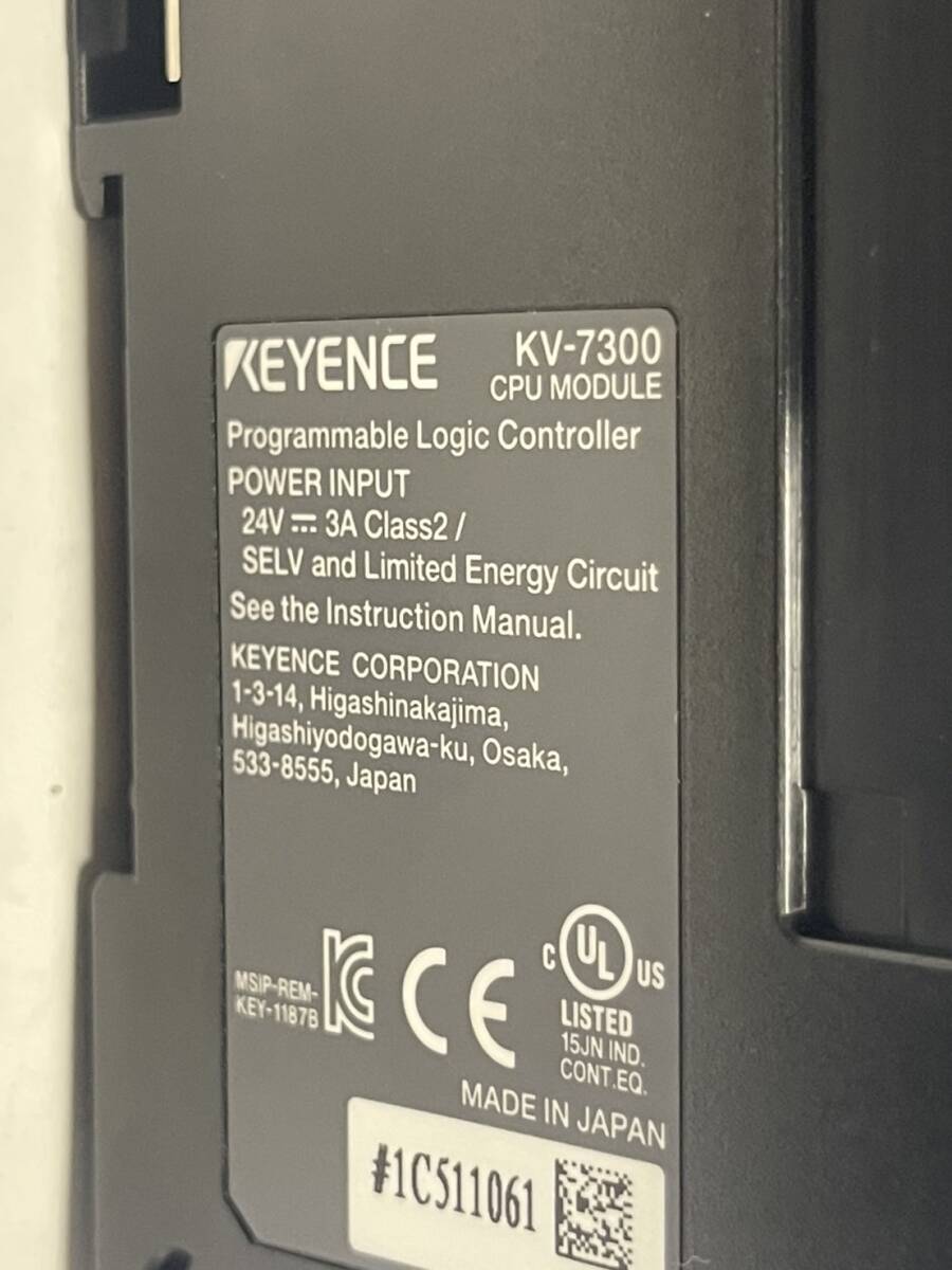 Keyence KV-7300 KV-C32XTD KV-CL20 3 pcs [k1195281302]
