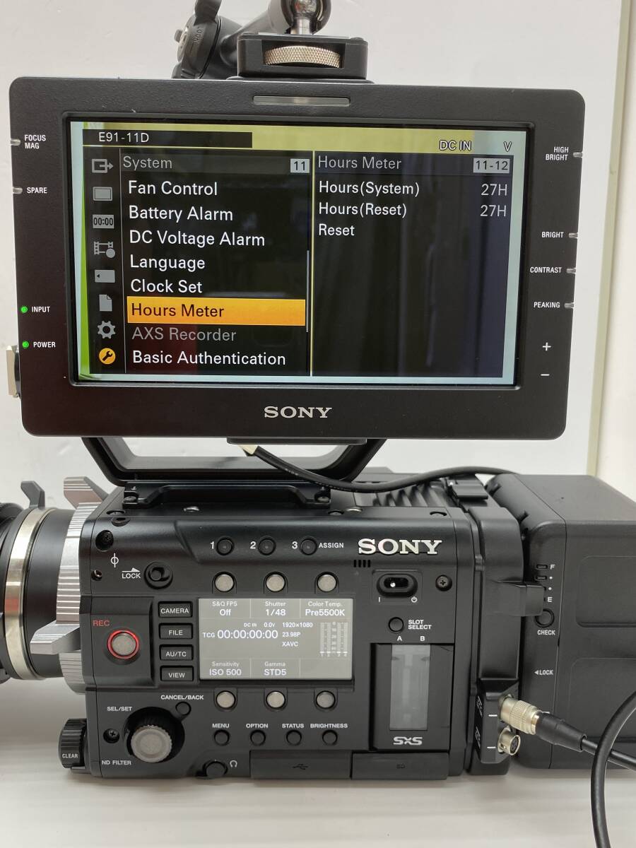 Sony PMW-F55 CineAlta 4K Camera with DVF-L700 Viewfinder and AC-DN10 Adapter [q1197476801]