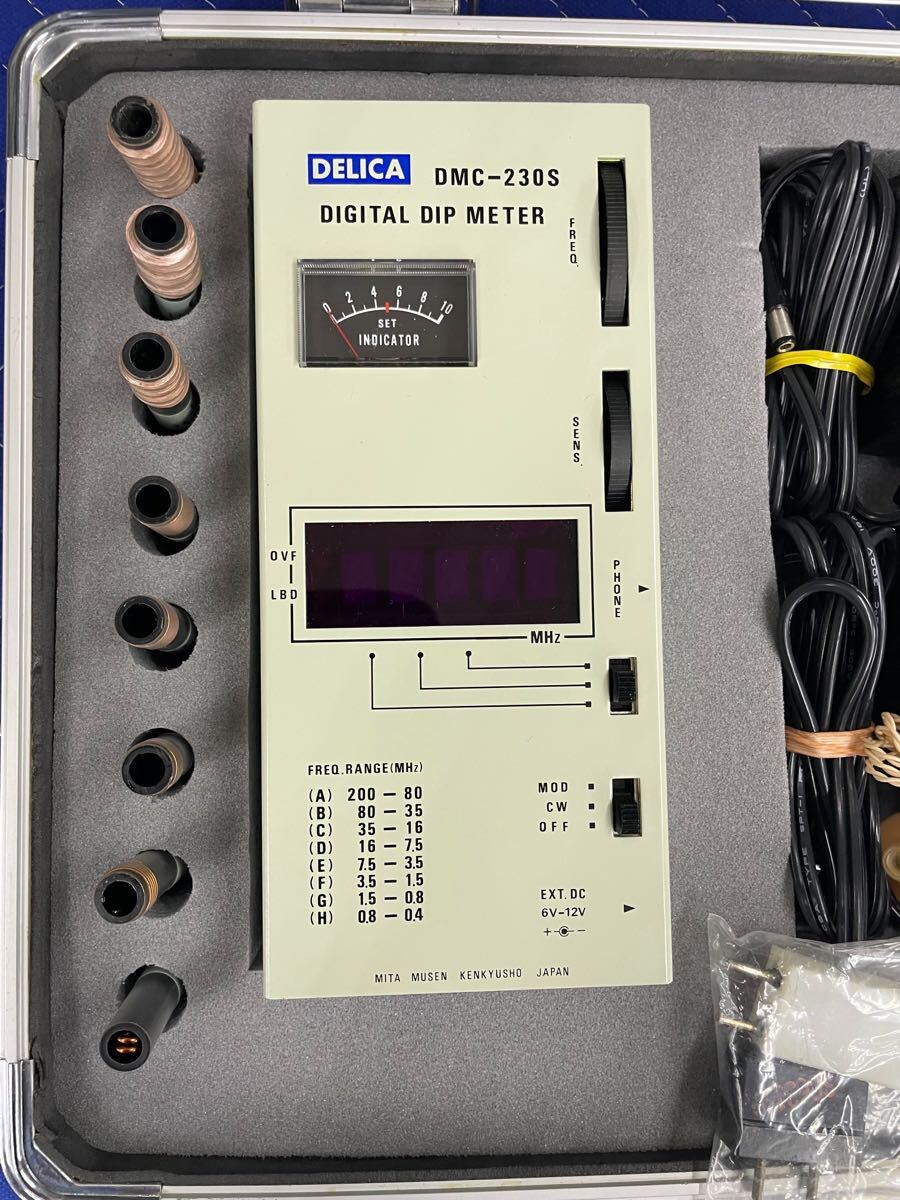 Mita Wireless Laboratory DMC-230S DMC-470S Digital Dip Meter with Hard Case and 2 AC Adapters [d1197569085]
