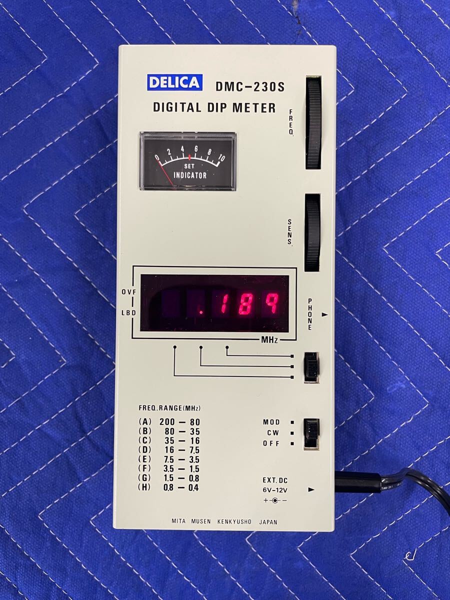 Mita Wireless Laboratory DMC-230S DMC-470S Digital Dip Meter with Hard Case and 2 AC Adapters [d1197569085]