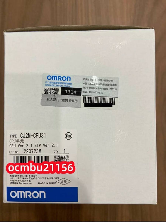 Omron CJ2M-CPU31 CPU Unit [q1199130038]
