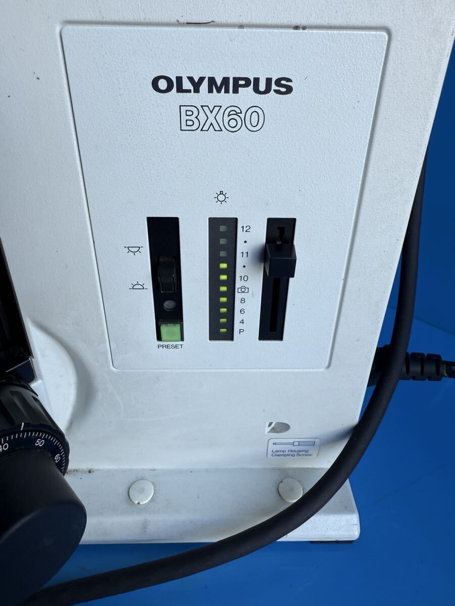 OLYMPUS BX60 Microscope OLYMPUS MPlanApo 2.5x/0.08 Lens OLYMPUS MPlanFLN 5x/0.15 Lens [q1199164004]