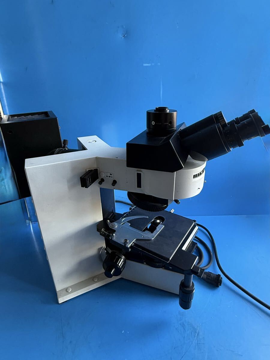 OLYMPUS BX60 Microscope OLYMPUS MPlanApo 2.5x/0.08 Lens OLYMPUS MPlanFLN 5x/0.15 Lens [q1199164004]