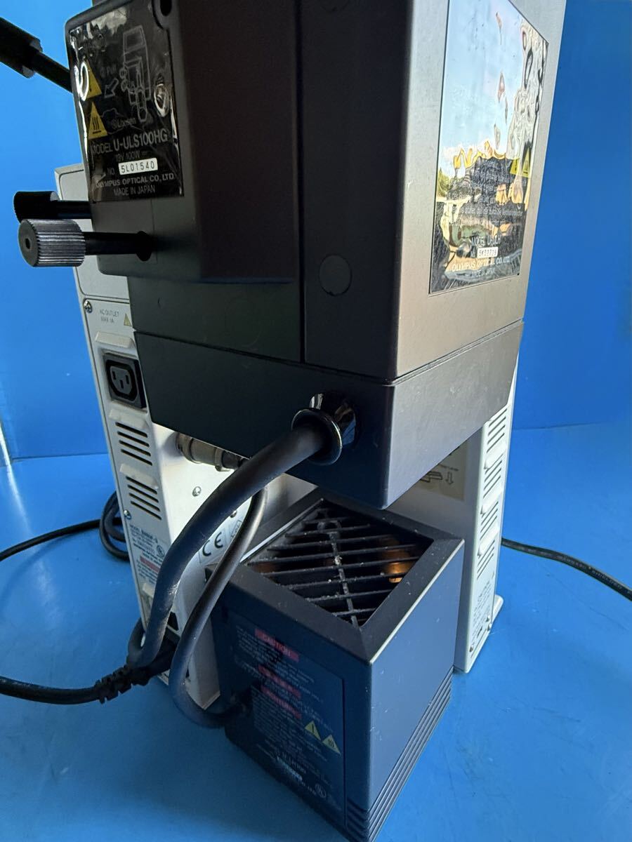 OLYMPUS BX60 Microscope OLYMPUS MPlanApo 2.5x/0.08 Lens OLYMPUS MPlanFLN 5x/0.15 Lens [q1199164004]