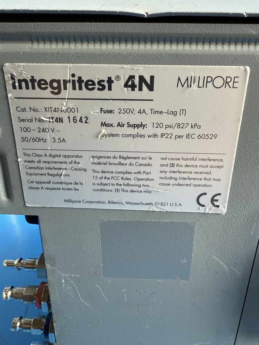 MILLIPORE Integritest 4N Testing Equipment [t1202840821]