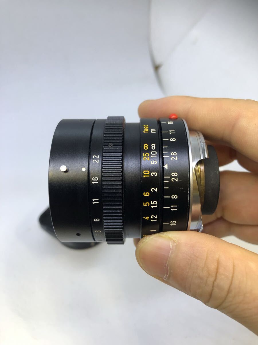Leica ELMARIT-M 28mm F2.8 3rd Generation Lens with Hood [b1204011494]