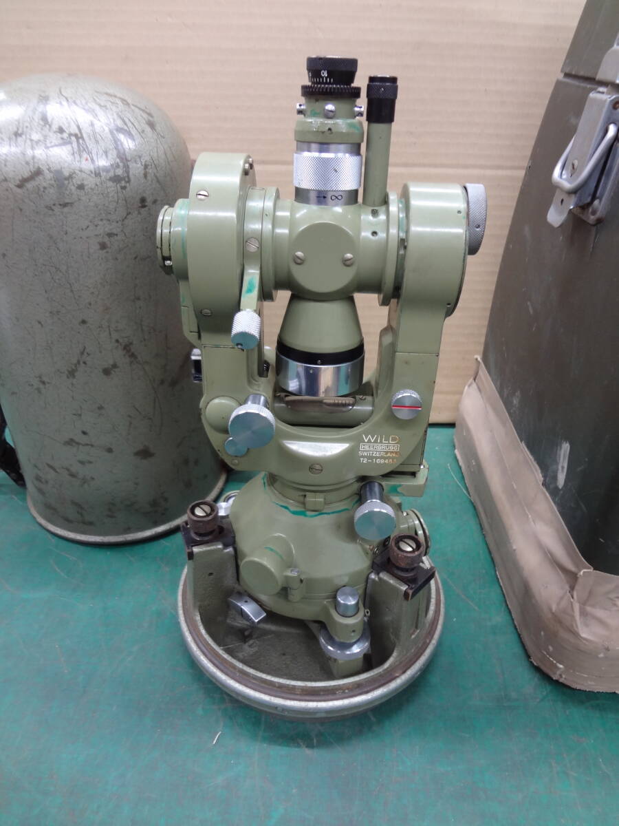 WILD HEERBRUG SWITZERLAND T2 Theodolite Survey Instrument [b1204032015]