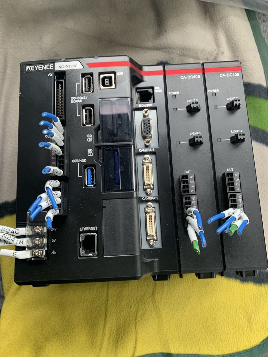 KEYENCE XG-X1200 Camera Controller with CA-DC40E Lighting Expansion Unit - 2 Pieces [j1204527006]