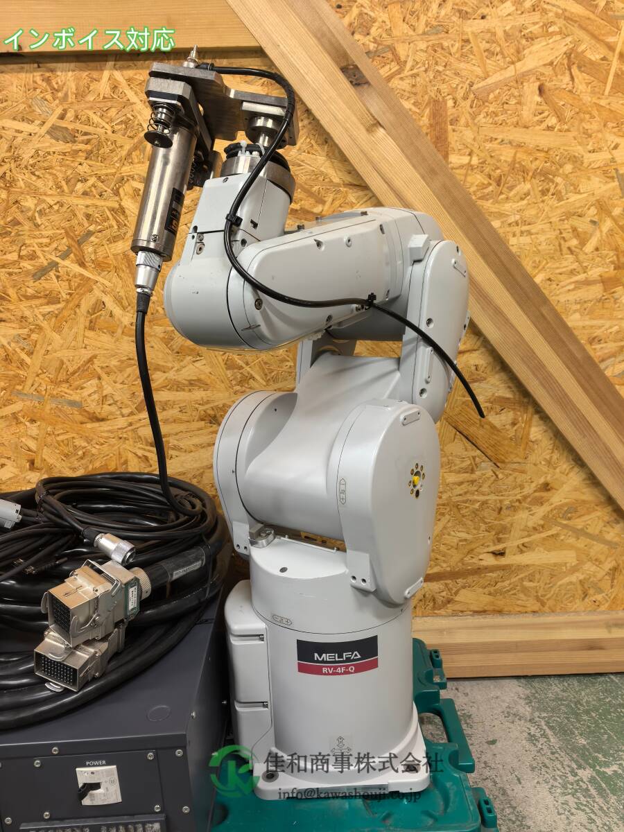 MITSUBISHI RV-4F-Q-SH03 Industrial Robot CR750-Q Controller with 2 Cables [o1206782154]
