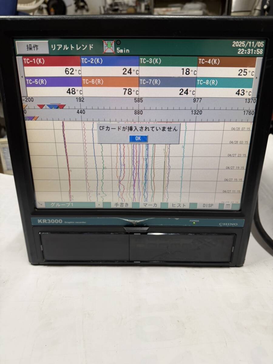 CHINO KR3000 Graphic Recorder [j1206910689]