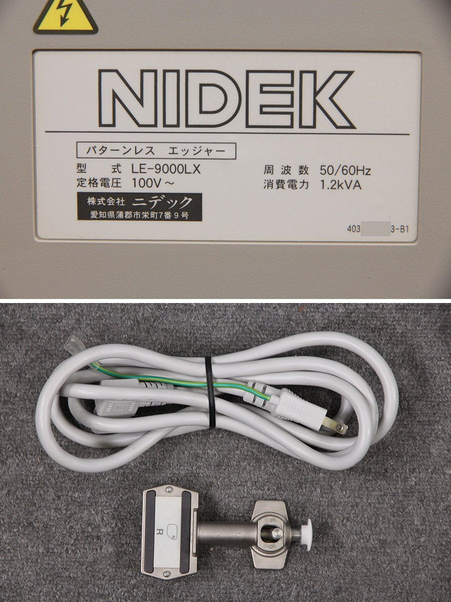 NIDEK LE-9000LX Eyeglass Lens Processing Machine [f1209290091]