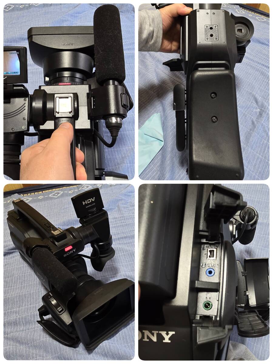 SONY HVR-HD1000J Camcorder + Wide Control Lens + Battery + Charger + DVCAM Tape + Tripod [l1209807703]