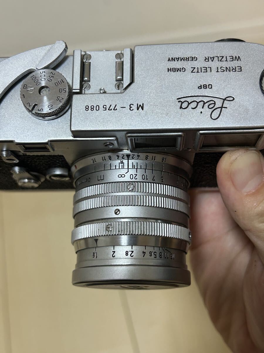 Good condition Leica M3 DBP Silver Lens LEITZ WETZLAR germany film camera rangefinder Leica [d1211520196]