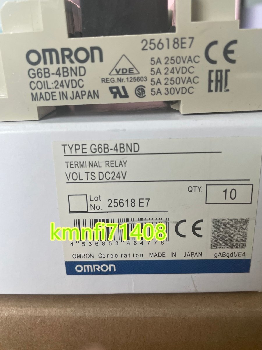 Mitsubishi Electric Omron G6B-4BND DC24V/24VDC Terminal Relay 100 Piece Set [p1211730167]