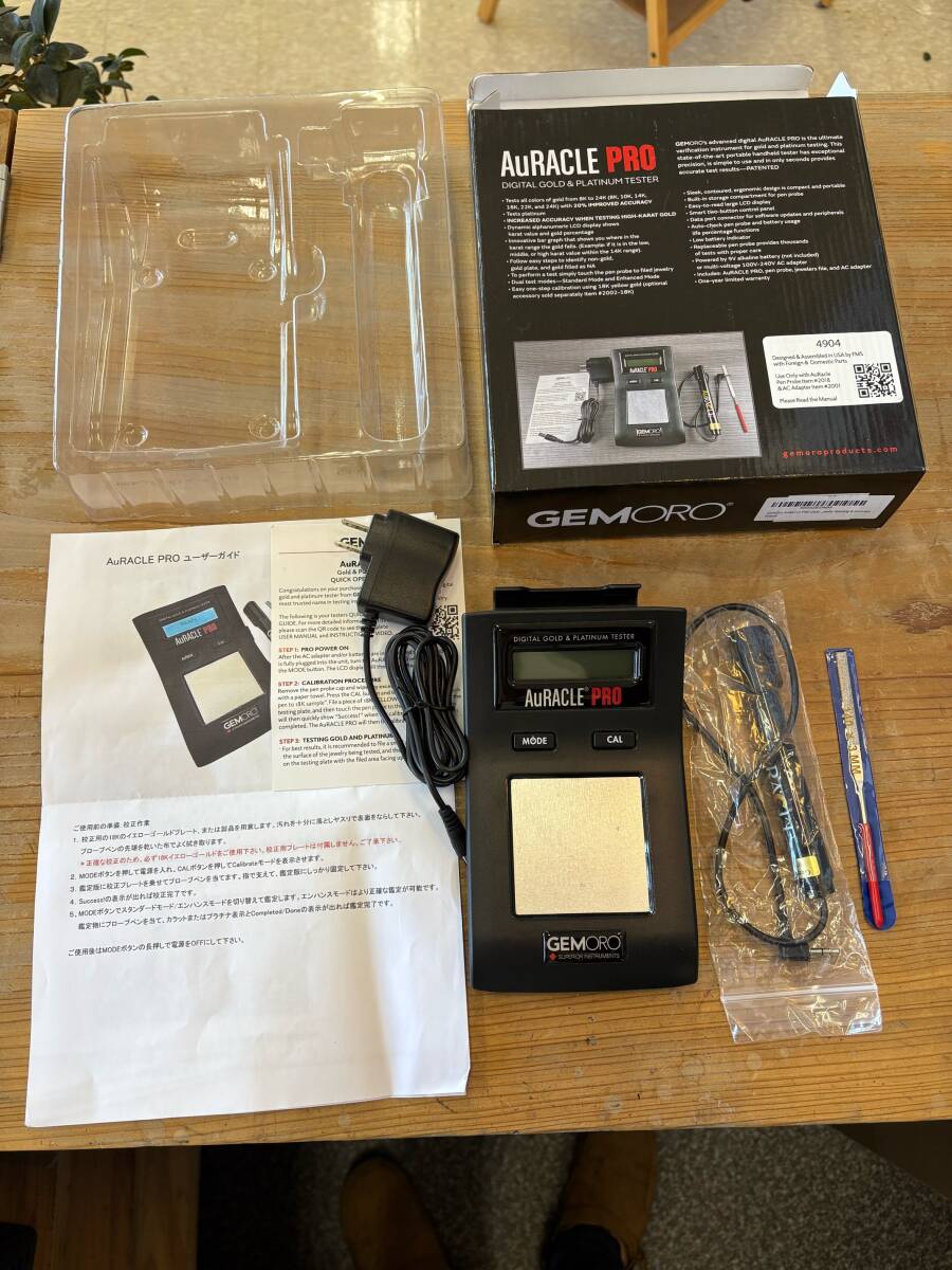GEMORO AuRACLE PRO Gold Platinum Tester Bullion Detector [c1214711923]