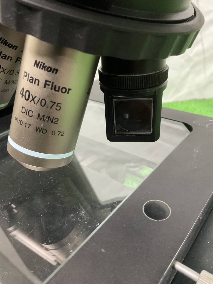 Nikon ME600L Metal Precision Microscope Eyepiece Plan Fluor 40×0.75 DIC 20×0.50 DIC 10×0.30 DIC [v1215260331]