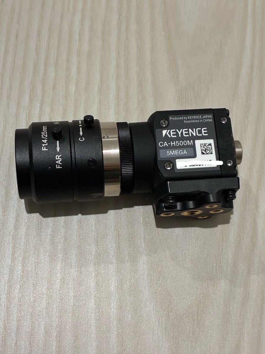 Keyence CA-H500M Black and White Camera 16x Speed 5 Megapixel with Lens (as-is) [e1216216337]
