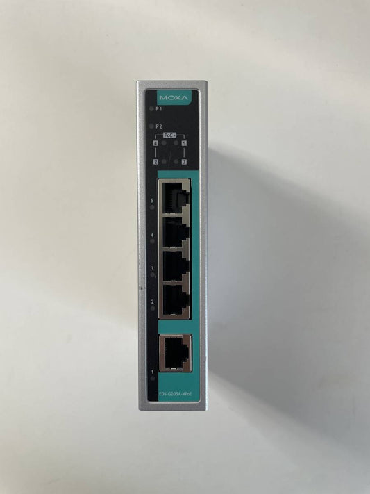 MOXA EDS-G205A-4PoE Full Gigabit Unmanaged Ethernet Switch 5 Ports RJ45 PoE 4 Combo Port 1 [j1216527662]
