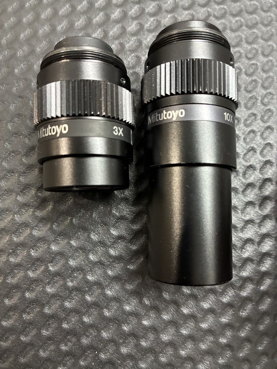 Mitutoyo 375-037-1 3X and 375-035 10X Objective Lens Set of 2 [e1216676030]