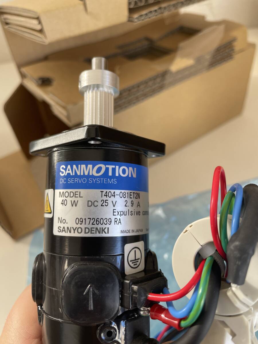 SANYO DENKI T404-081ET2N Servo Motor 40W DC 25V 2.9A [d1217717484]