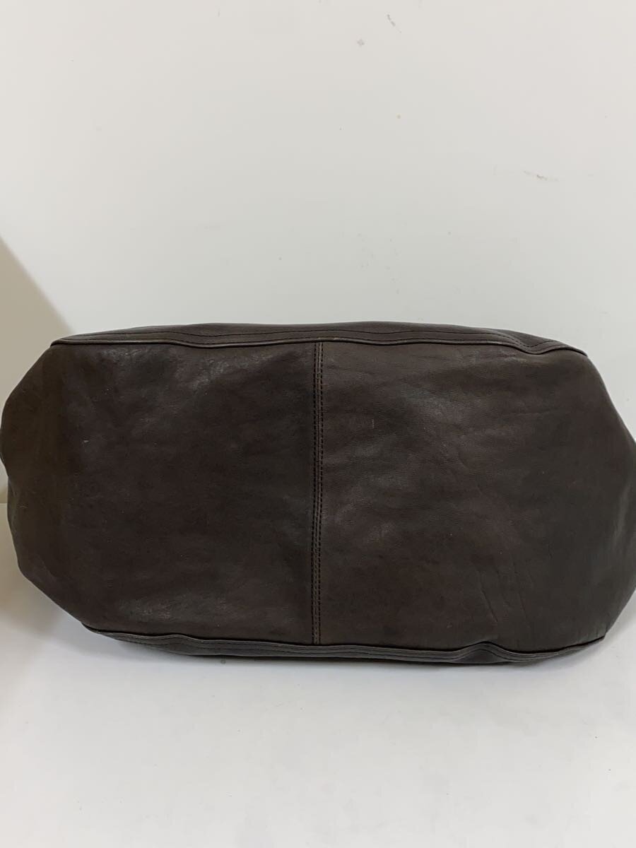 Taiga Takahashi T.T Shoulder Bag Leather Brown Newsboy Bag [w1218017443]
