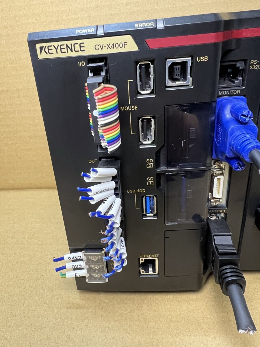 Keyence CV-X400F Image Sensor Controller with CA-DC60E [f1218042188]