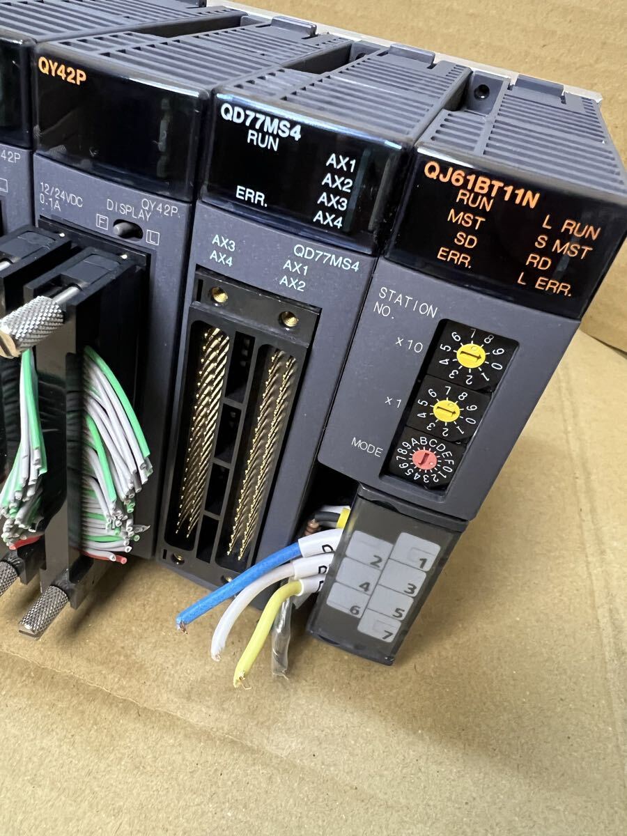 Mitsubishi Electric Q64PN Q06UDVCPU QX42 QY42P QD77MS4 QJ61BT11N PLC Unit Lot (untested) [e1218079422]