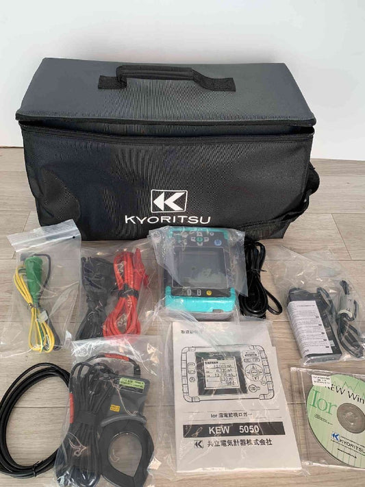 Kyoritsu KEW 5050-02 Electric Meter Earth Leakage Monitoring Logger with Clamp Sensor KEW 8177 [1218503691]