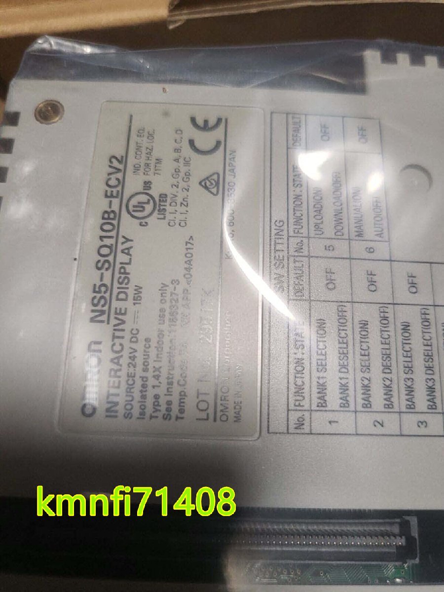 Omron NS5-SQ10B-ECV2 HMI Display [k1218657713]