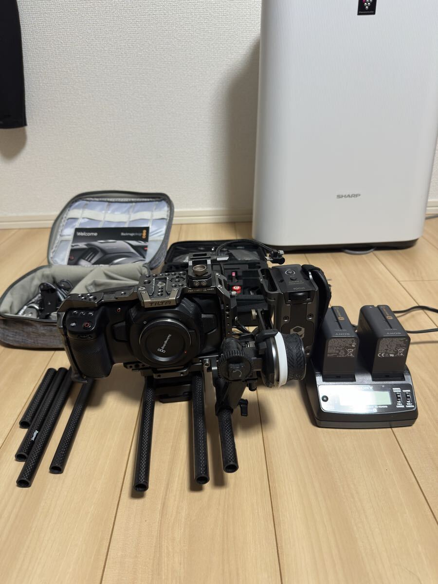 Blackmagic Pocket Cinema Camera Complete Rig with Tilta Cage and Follow Focus [v1219067254]