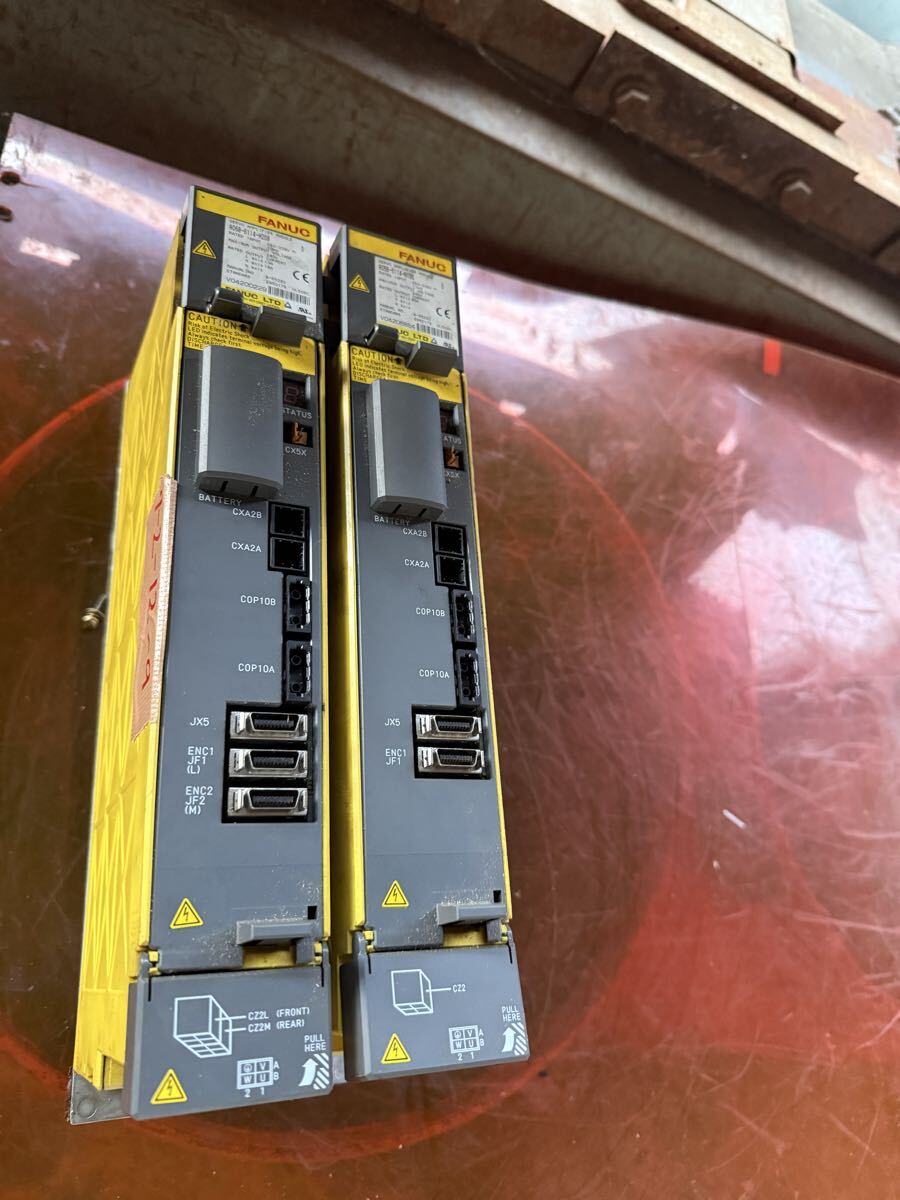 FANUC A06B-6114-H208 Servo Amplifier 2 Units with A06B-6114-H106 (untested) [o1219358449]