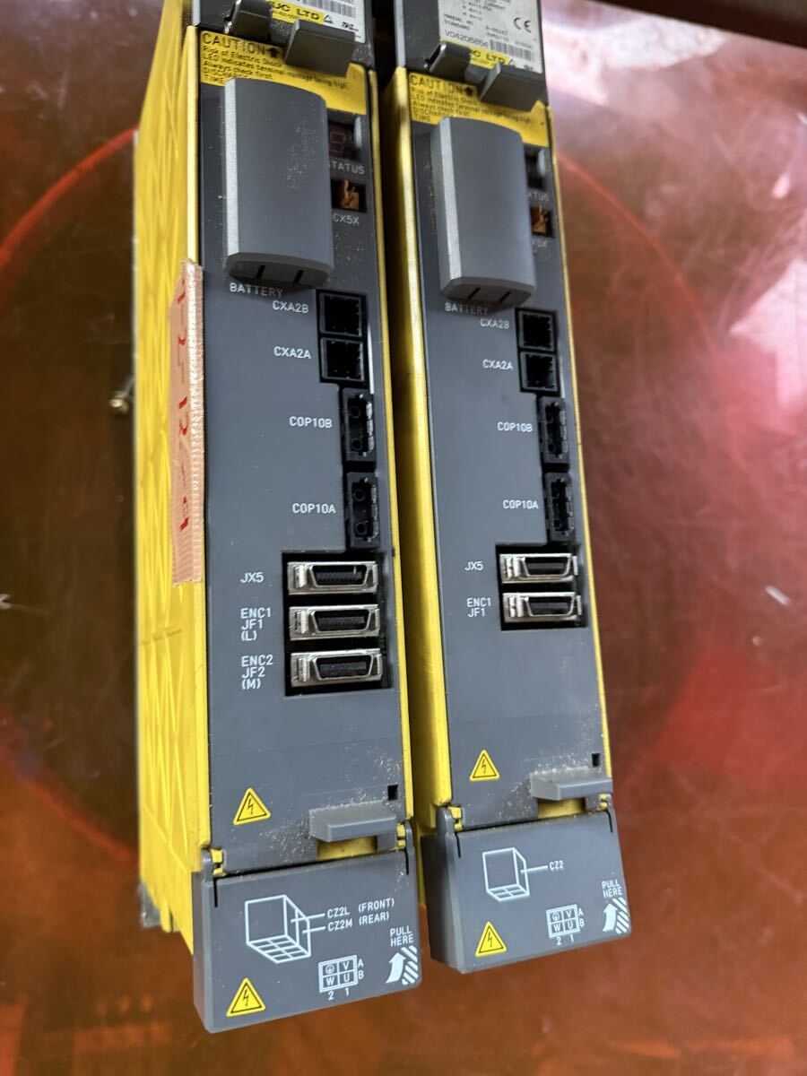 FANUC A06B-6114-H208 Servo Amplifier 2 Units with A06B-6114-H106 (untested) [o1219358449]