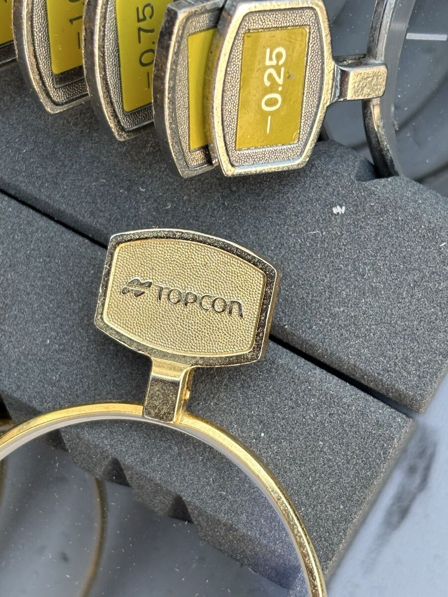Topcon Test Lens Set Vision Examination Vision Measurement (as-is) [k1220449979]
