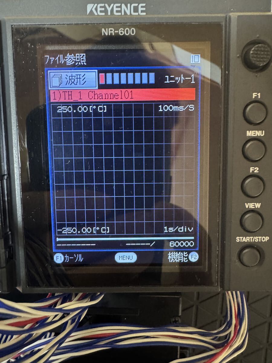 Keyence NR-600 Data Acquisition Unit with NR-U60 NR-HA08 (for parts) [b1222082272]