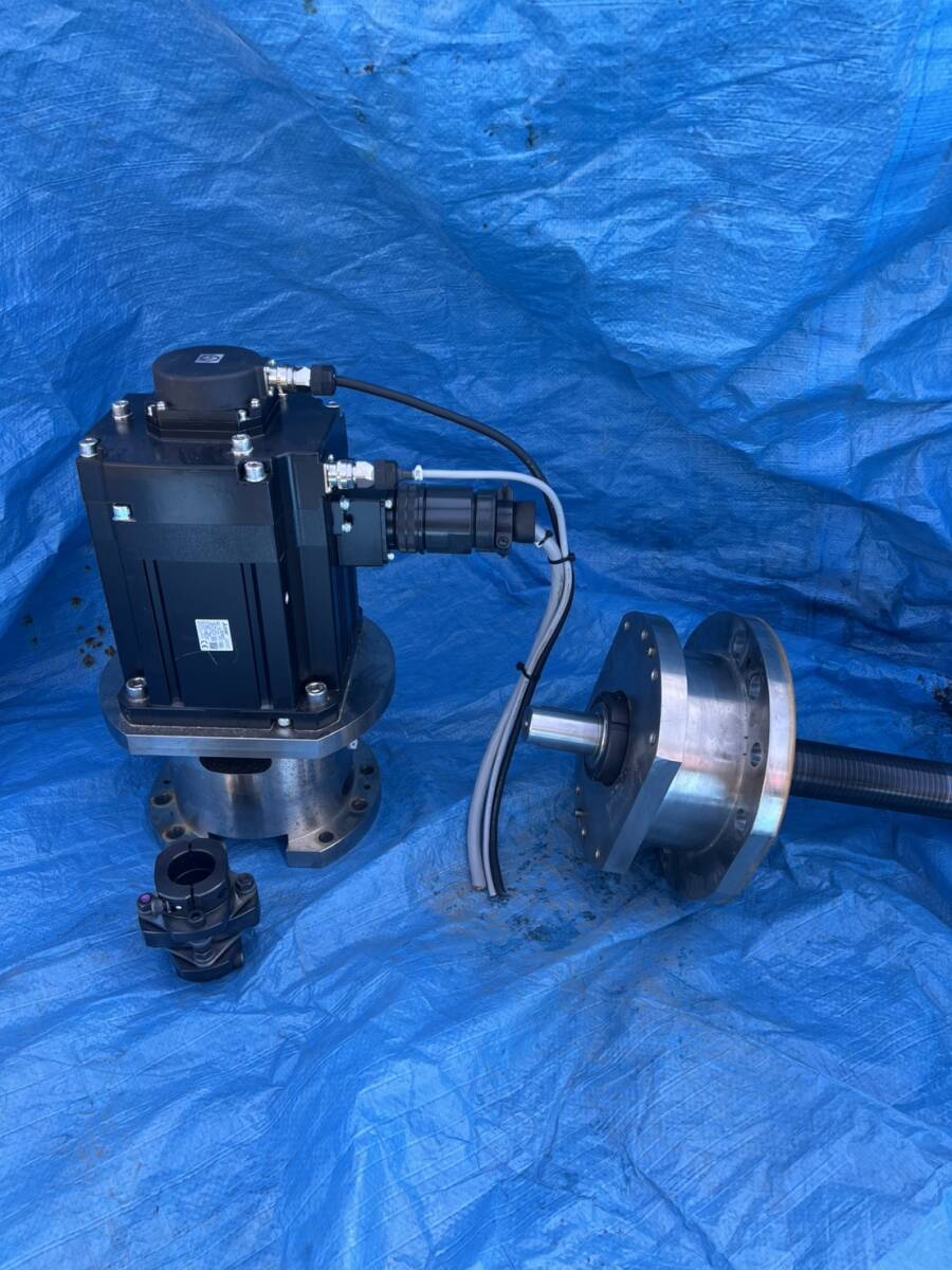 Mitsubishi Electric HG-SR421B AC Servo Motor 4.2kW with Ball Screw Linear Actuator [g1222336965]