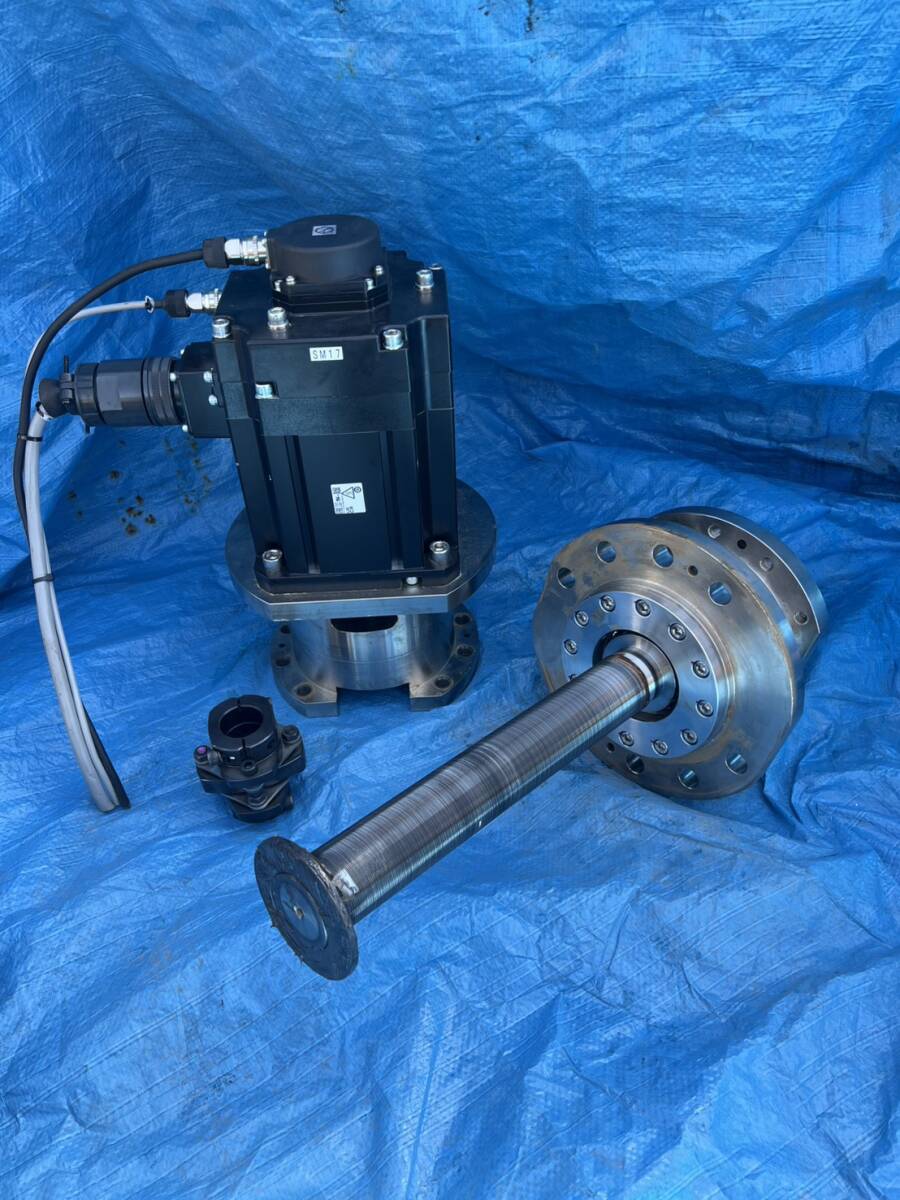 Mitsubishi Electric HG-SR421B AC Servo Motor 4.2kW with Ball Screw Linear Actuator [g1222336965]