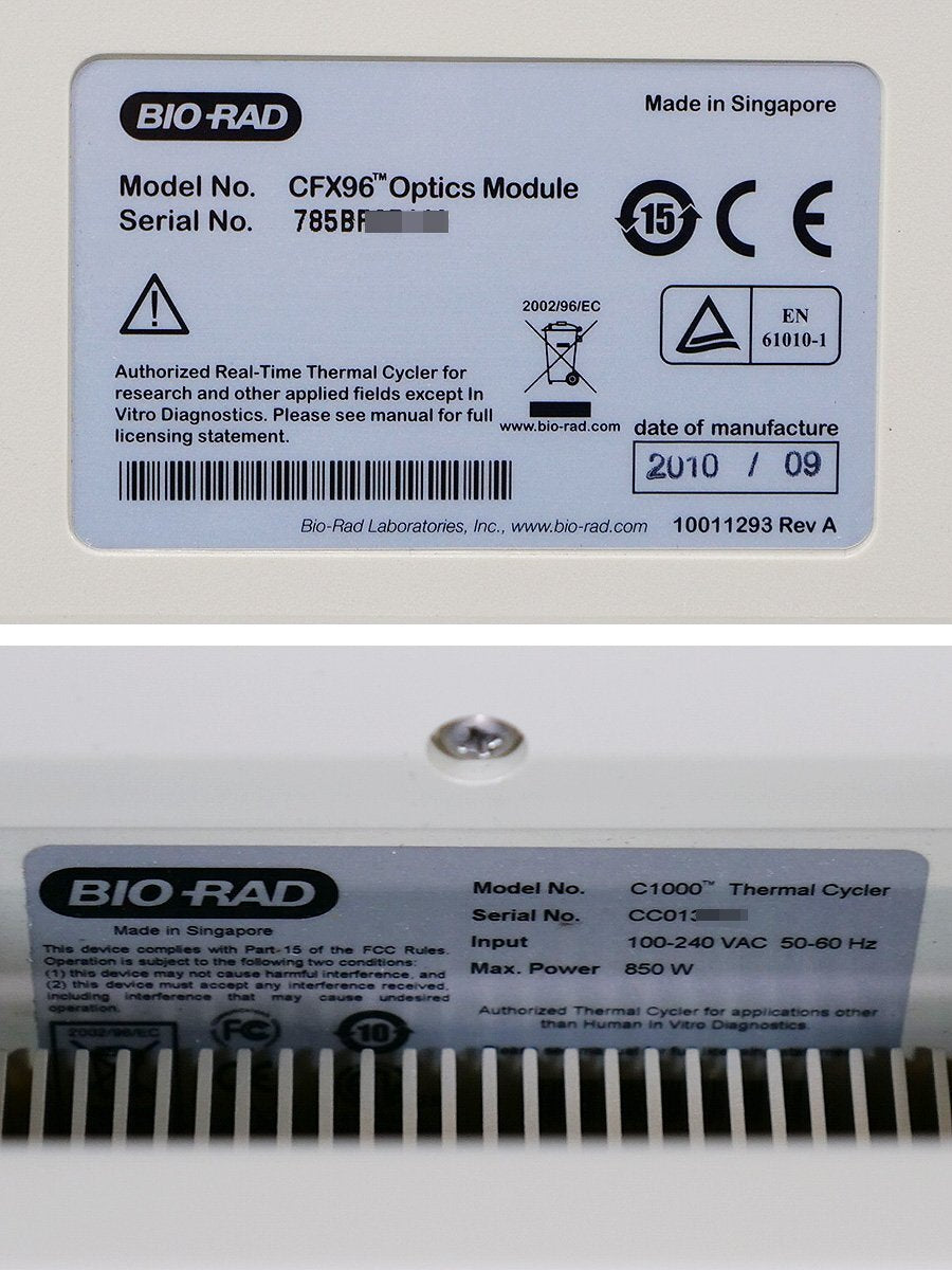 Bio-Rad CFX96 Real-Time PCR System (as-is) [q1225764706]