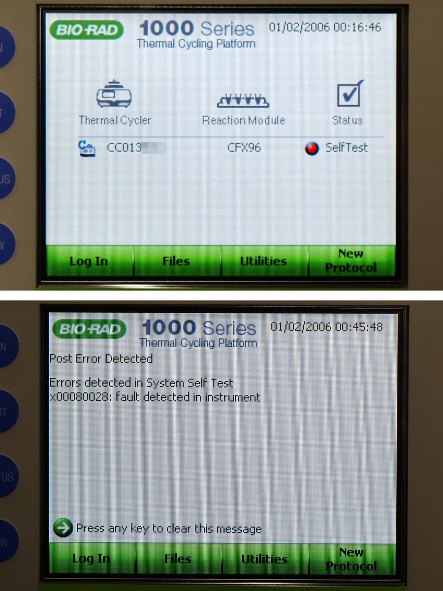 Bio-Rad CFX96 Real-Time PCR System (as-is) [q1225764706]