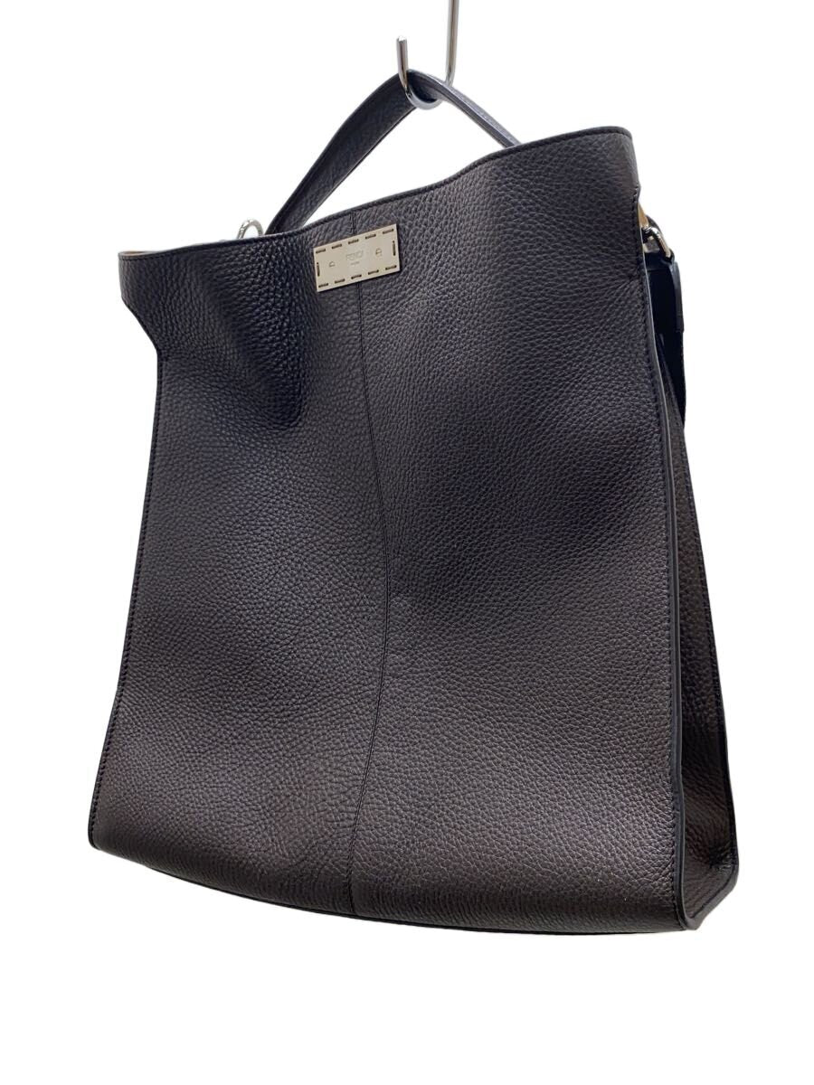 FENDI 7VA447 A6FW Shoulder Bag Leather Brown [j1225927655]