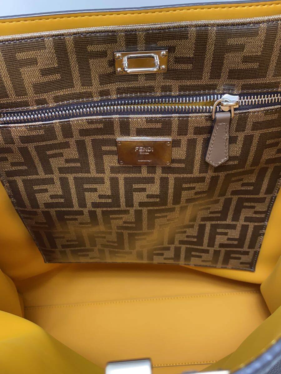 FENDI 7VA447 A6FW Shoulder Bag Leather Brown [j1225927655]